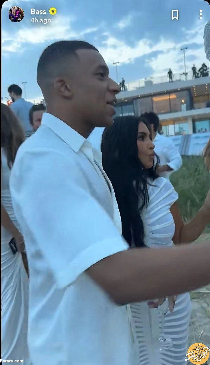 (عکس) کیلیان امباپه کنار کیم کارداشیان دیده شد